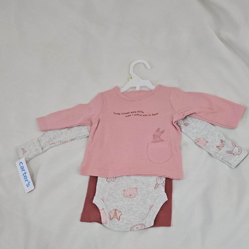 Carter's Baby Girl Set Size: 3M